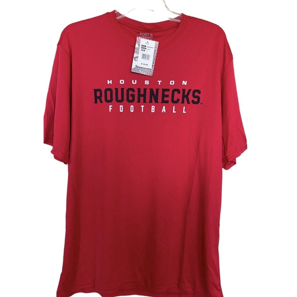 Houston Roughnecks shirt XFL Football H Town Rough Necks Texas Size‎ Large L